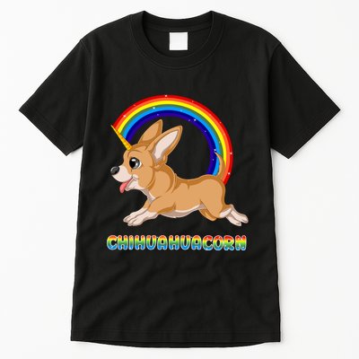 Chihuahuacorn Chihuahua Unicorn Tall T-Shirt