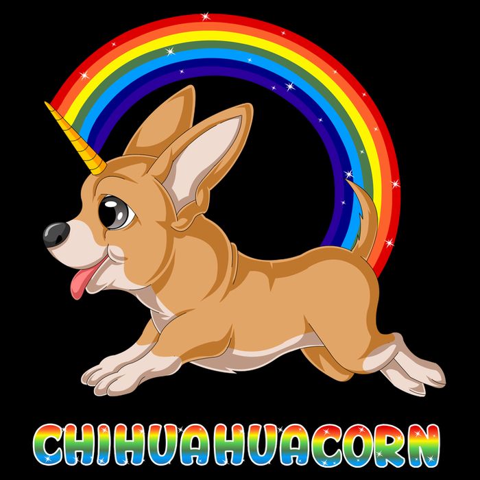 Chihuahuacorn Chihuahua Unicorn Drawstring Bag