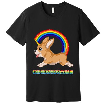 Chihuahuacorn Chihuahua Unicorn Premium T-Shirt
