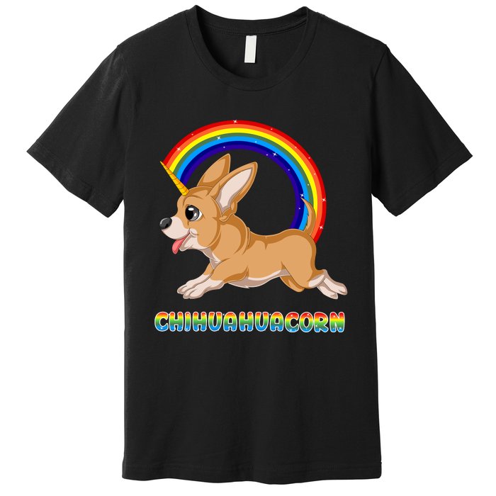 Chihuahuacorn Chihuahua Unicorn Premium T-Shirt