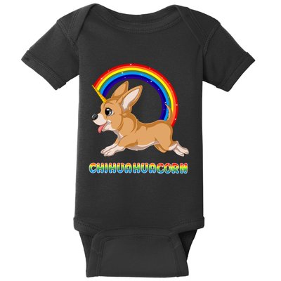 Chihuahuacorn Chihuahua Unicorn Baby Bodysuit