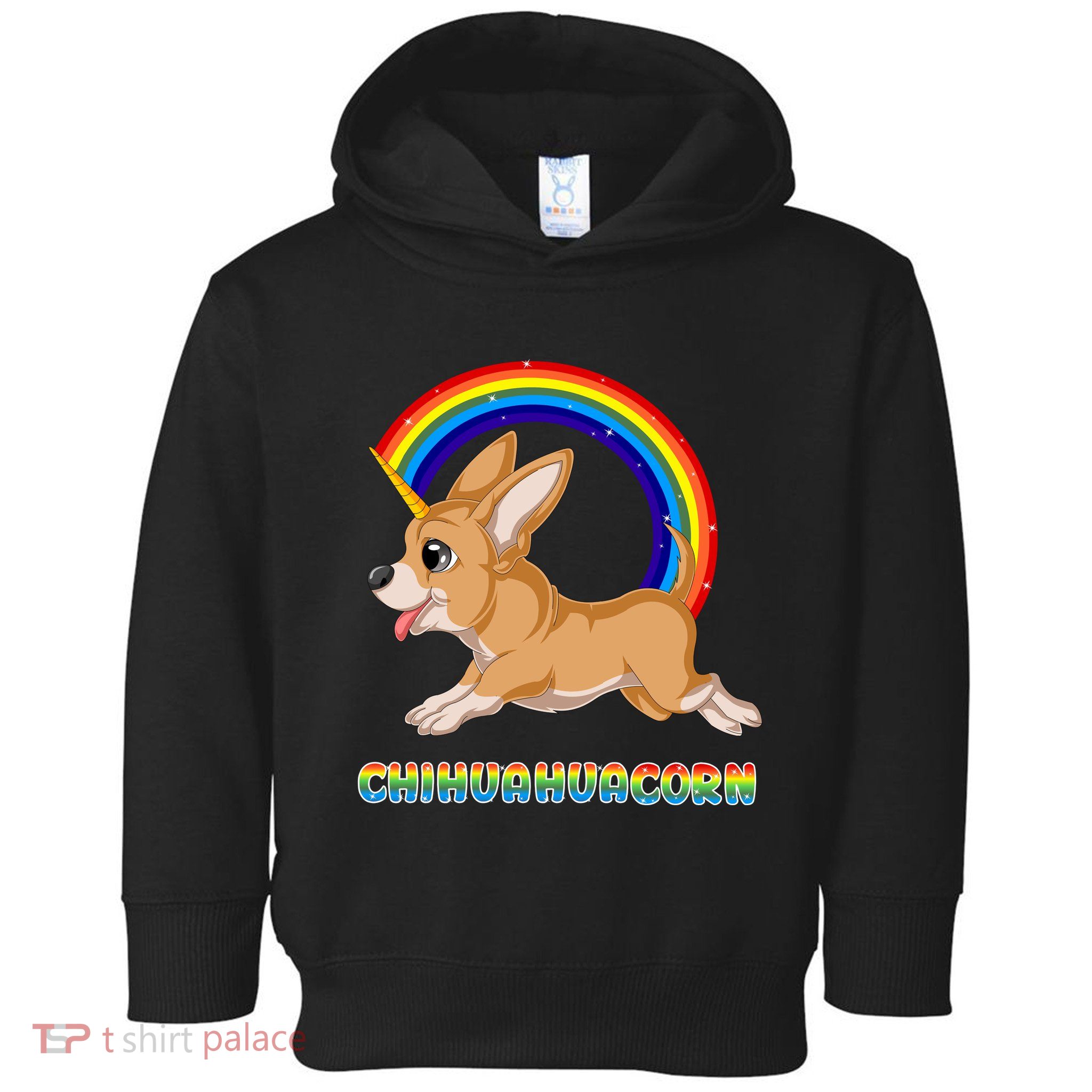Chihuahuacorn Chihuahua Unicorn Toddler Hoodie