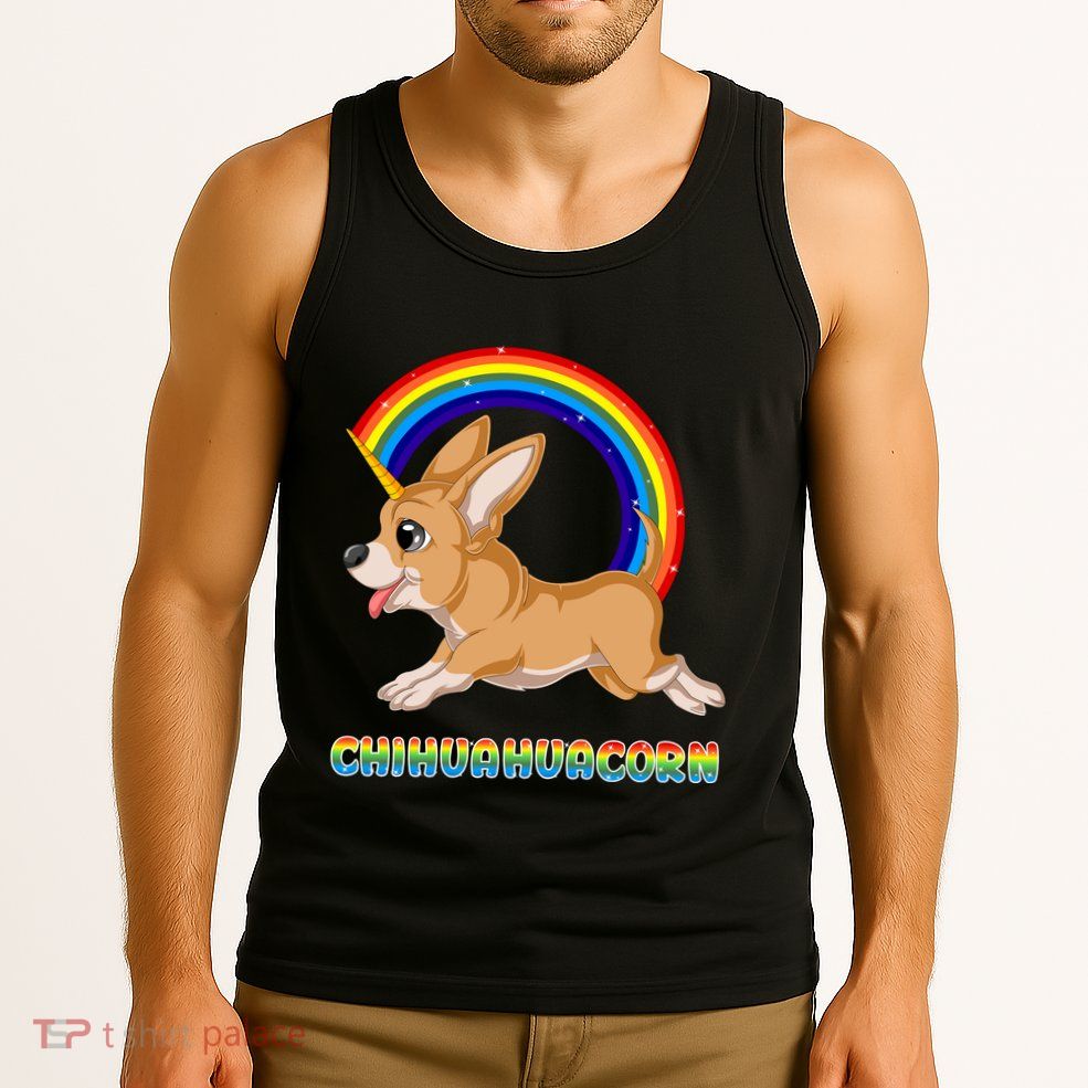 Chihuahuacorn Chihuahua Unicorn Tank Top