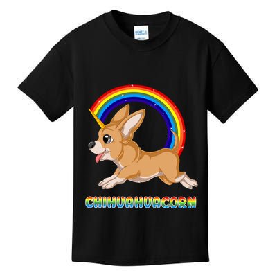Chihuahuacorn Chihuahua Unicorn Kids T-Shirt