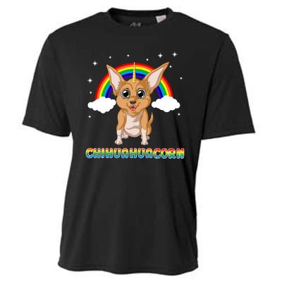 Chihuahuacorn Chihuahua Unicorn Cooling Performance Crew T-Shirt