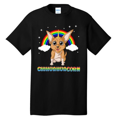 Chihuahuacorn Chihuahua Unicorn Tall T-Shirt