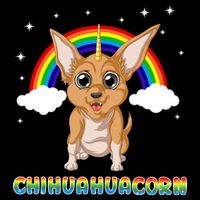 Chihuahuacorn Chihuahua Unicorn Tall T-Shirt