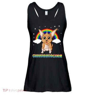 Chihuahuacorn Chihuahua Unicorn Ladies Essential Flowy Tank