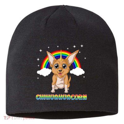 Chihuahuacorn Chihuahua Unicorn Sustainable Beanie