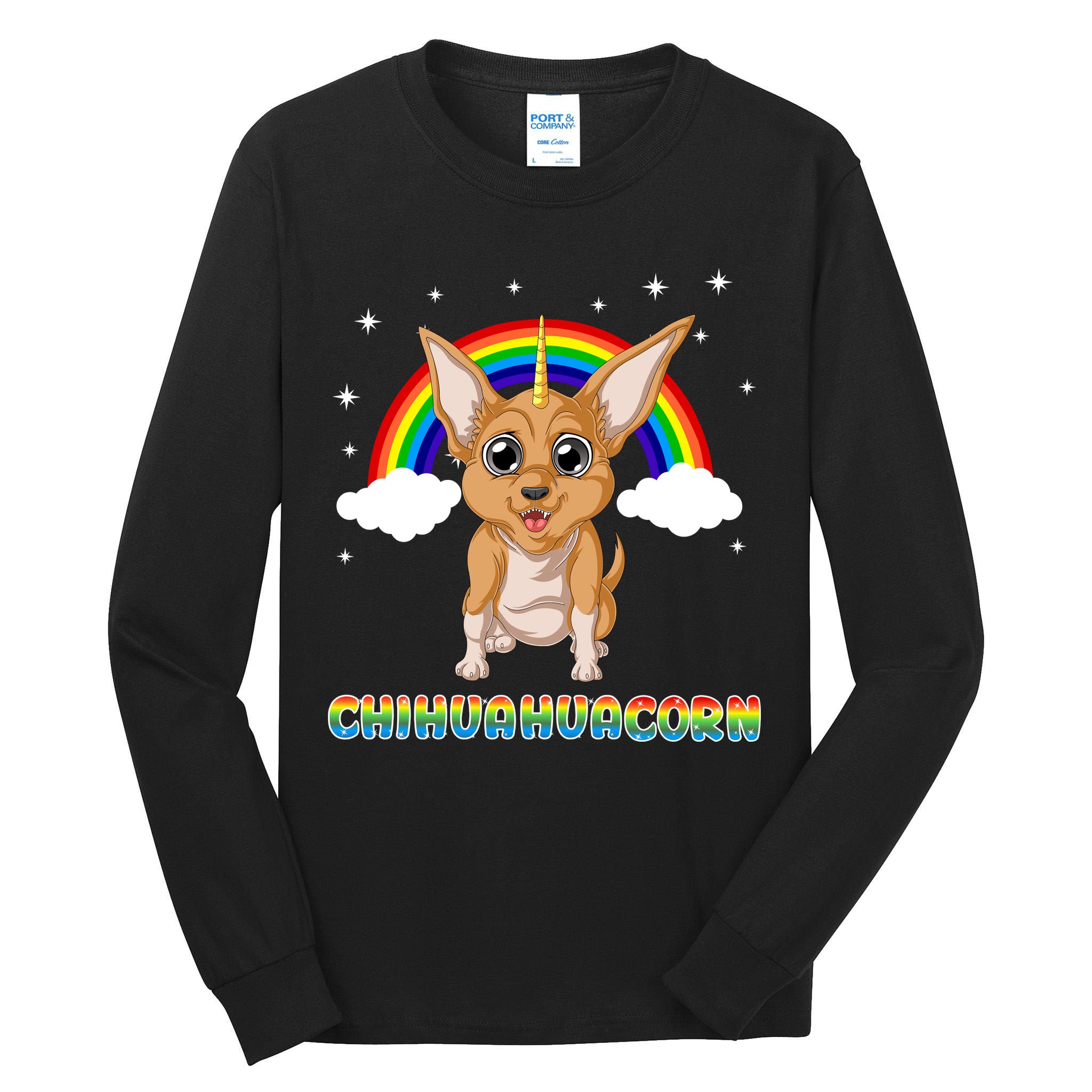 Chihuahuacorn Chihuahua Unicorn Tall Long Sleeve T-Shirt