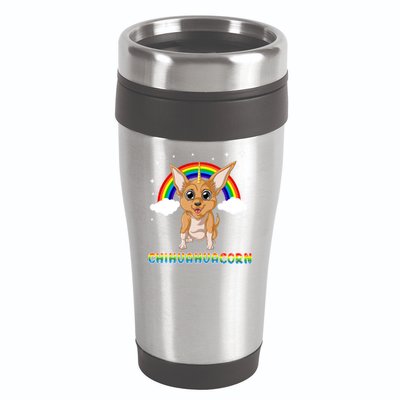 Chihuahuacorn Chihuahua Unicorn 16oz Travel Tumbler