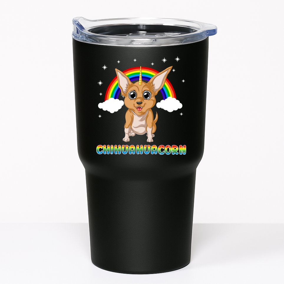 Chihuahuacorn Chihuahua Unicorn Tumbler