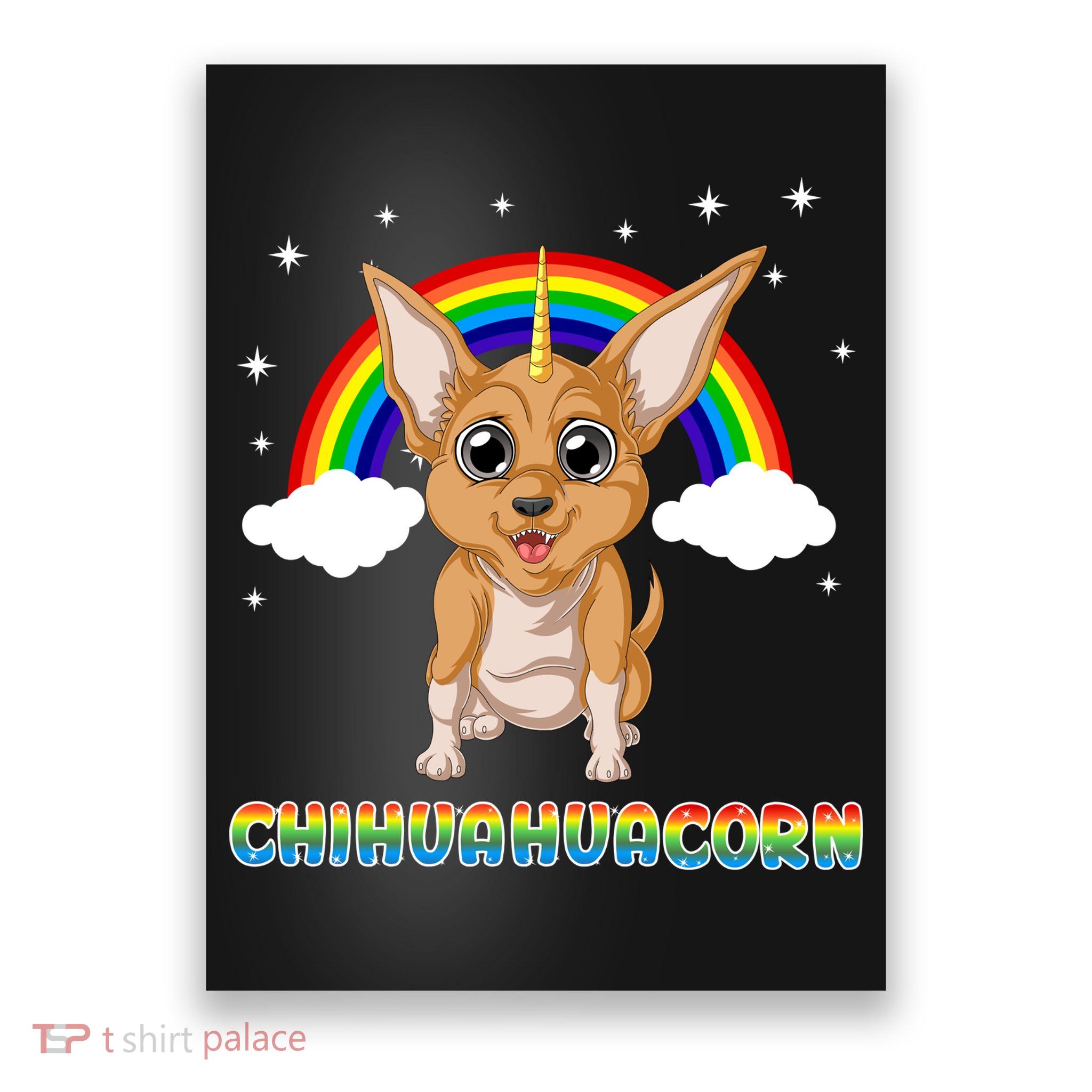 Chihuahuacorn Chihuahua Unicorn Poster