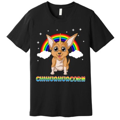 Chihuahuacorn Chihuahua Unicorn Premium T-Shirt