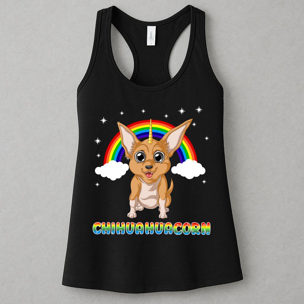 Chihuahuacorn Chihuahua Unicorn Womens Tank Top
