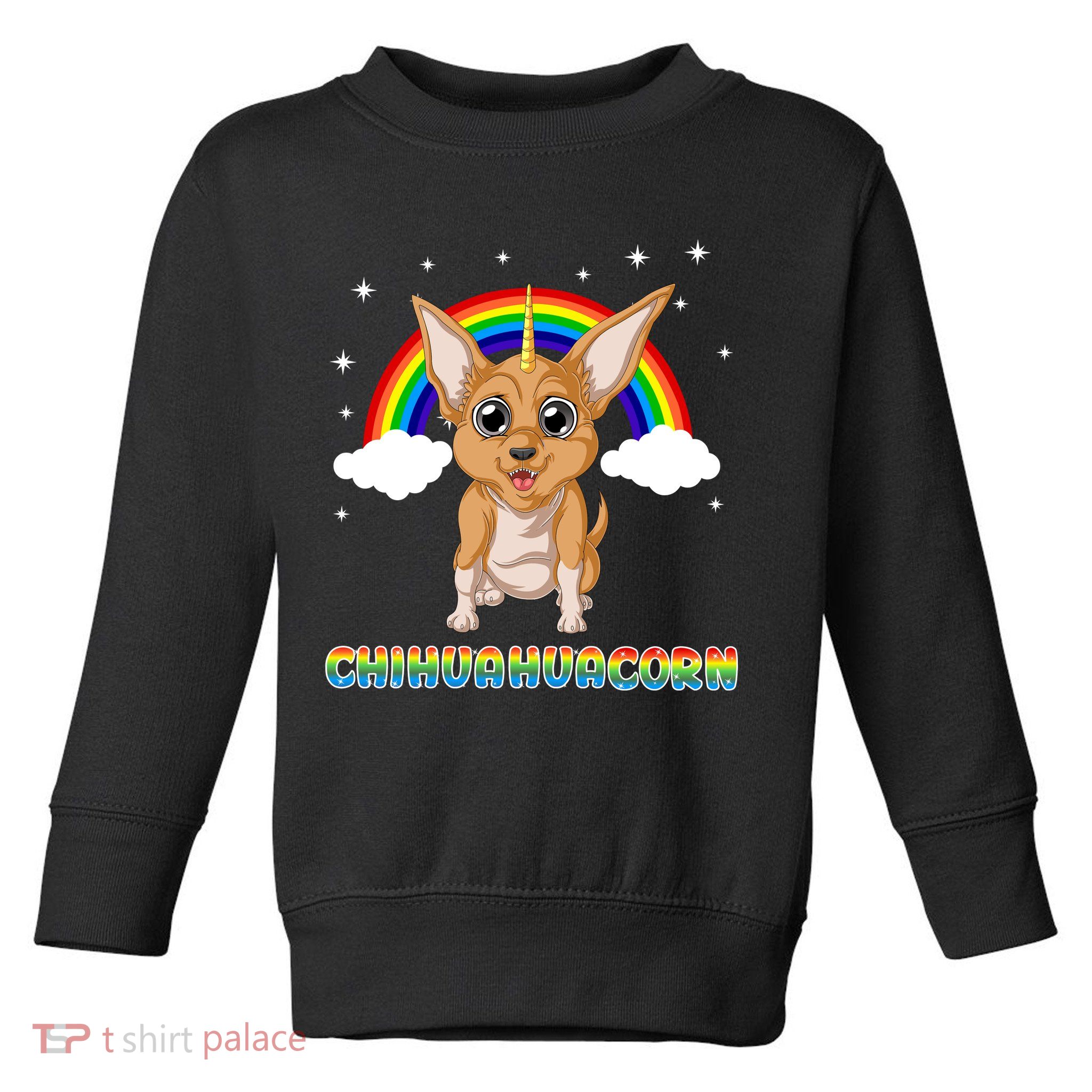 Chihuahuacorn Chihuahua Unicorn Toddler Sweatshirt