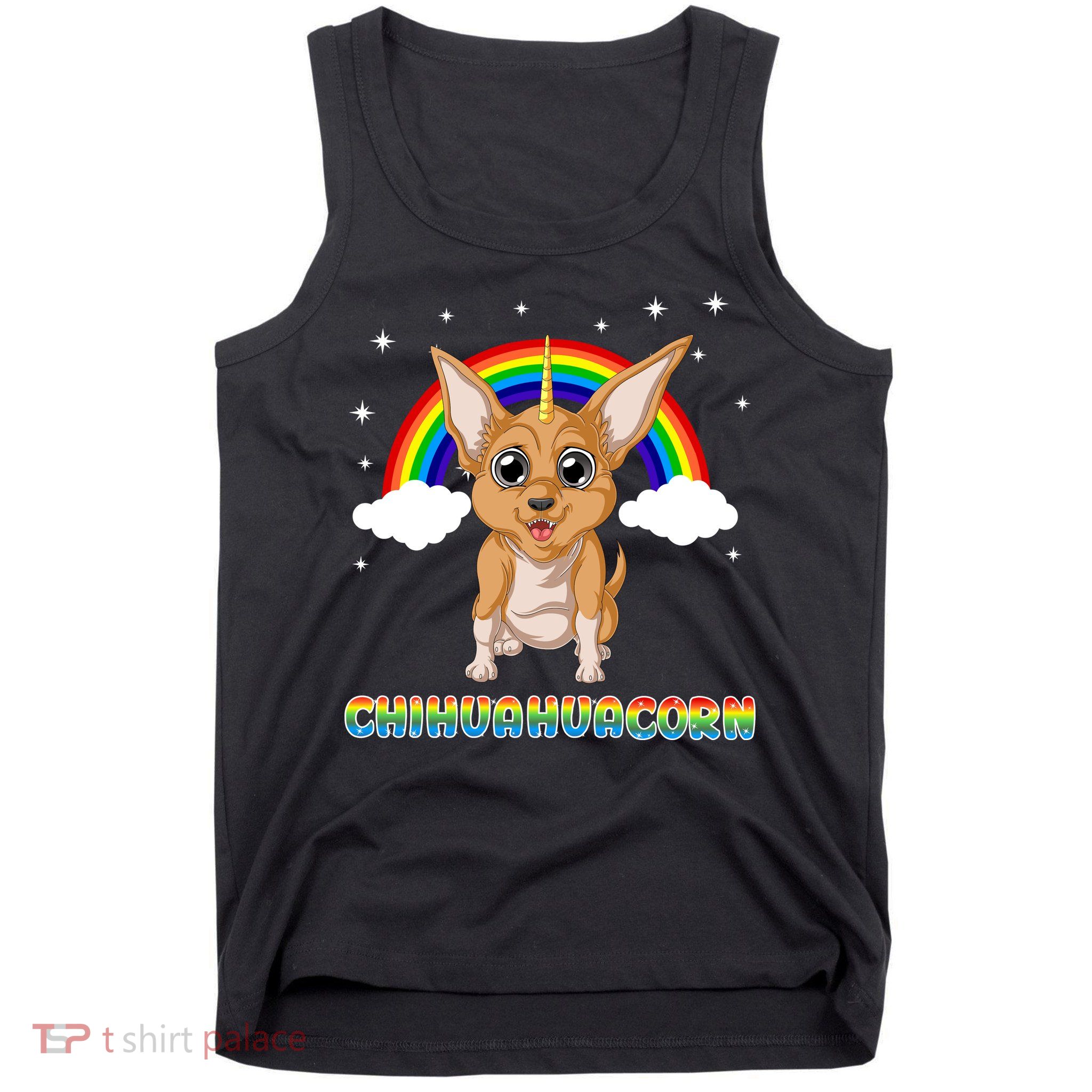 Chihuahuacorn Chihuahua Unicorn Tank Top