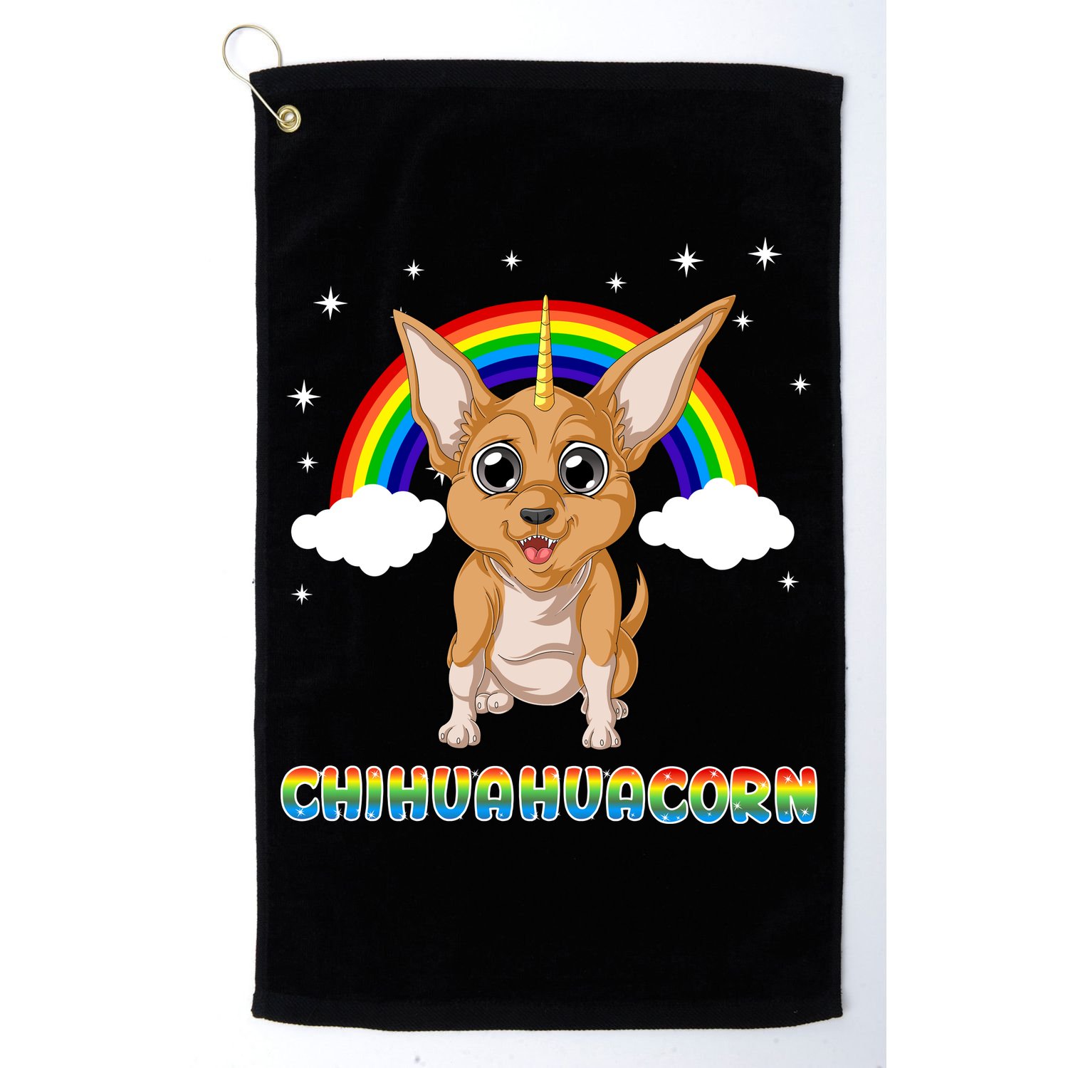 Chihuahuacorn Chihuahua Unicorn Golf Towel