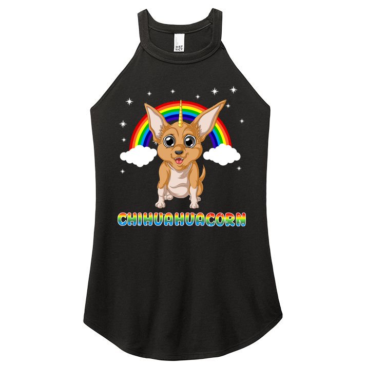 Chihuahuacorn Chihuahua Unicorn Women's Perfect Tri Rocker Tank