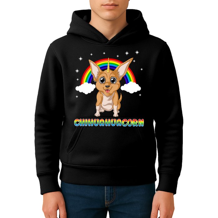 Chihuahuacorn Chihuahua Unicorn Kids Hoodie