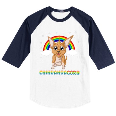 Chihuahuacorn Chihuahua Unicorn Baseball Sleeve Shirt