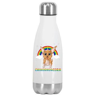 Chihuahuacorn Chihuahua Unicorn Stainless Steel Insulated Water Bottle