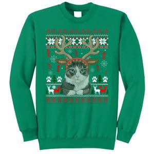 Cute Cat Ugly Christmas Sweater Sweatshirt