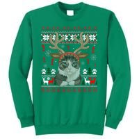 Cute Cat Ugly Christmas Sweater Sweatshirt