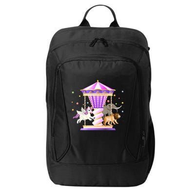 Circus Carousel Unicorn Lion Elephant Amuset Park Meaningful Gift City Backpack