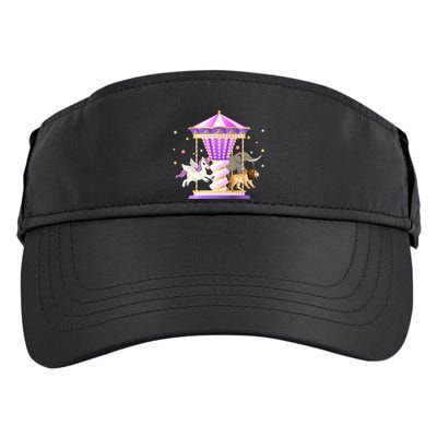 Circus Carousel Unicorn Lion Elephant Amuset Park Meaningful Gift Adult Drive Performance Visor