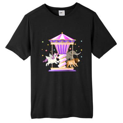 Circus Carousel Unicorn Lion Elephant Amuset Park Meaningful Gift Tall Fusion ChromaSoft Performance T-Shirt