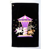 Circus Carousel Unicorn Lion Elephant Amuset Park Meaningful Gift Golf Towel
