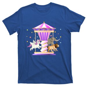 Circus Carousel Unicorn Lion Elephant Amuset Park Meaningful Gift T-Shirt