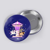 Circus Carousel Unicorn Lion Elephant Amuset Park Meaningful Gift Button