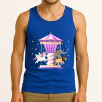 Circus Carousel Unicorn Lion Elephant Amuset Park Meaningful Gift Tank Top