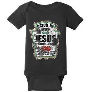 Christian Catch Up With Jesus Ketchup Baby Bodysuit