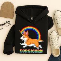 Corgicorn Corgi Unicorn Hoodie