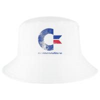 Commodore C64 Uppercase Letter Stone Washed Grunge Effect Cool Comfort Performance Bucket Hat