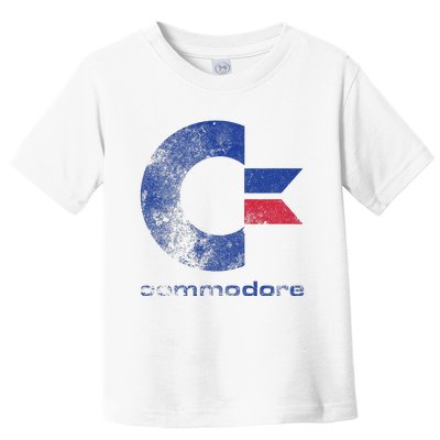 Commodore C64 Uppercase Letter Stone Washed Grunge Effect Toddler T-Shirt