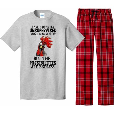 Chick Chicken Unsupervised But The Possibilities Are Endless Pajama Set