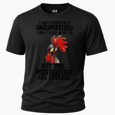 Chick Chicken Unsupervised But The Possibilities Are Endless Performance Shirt