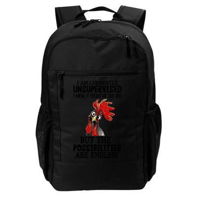 Chick Chicken Unsupervised But The Possibilities Are Endless Backpack