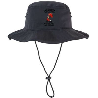 Chick Chicken Unsupervised But The Possibilities Are Endless Bucket Hat