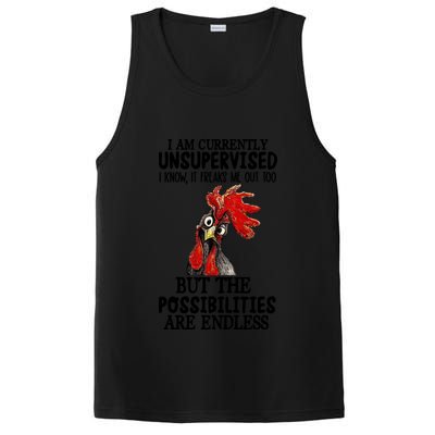 Chick Chicken Unsupervised But The Possibilities Are Endless PosiCharge Competitor Tank