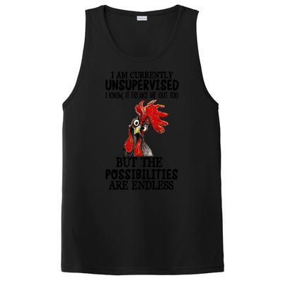 Chick Chicken Unsupervised But The Possibilities Are Endless PosiCharge Competitor Tank