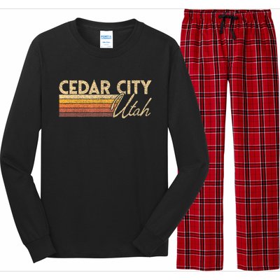 Cedar City Utah Long Sleeve Pajama Set