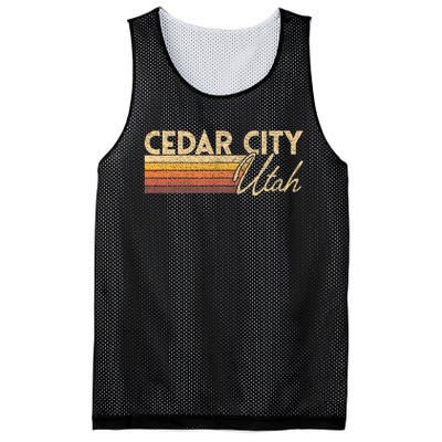 Cedar City Utah Mesh Reversible Basketball Jersey Tank