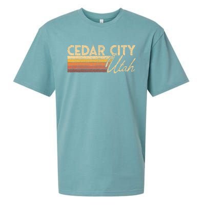 Cedar City Utah Sueded Cloud Jersey T-Shirt