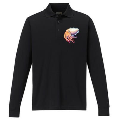 Cuttlefish Performance Long Sleeve Polo