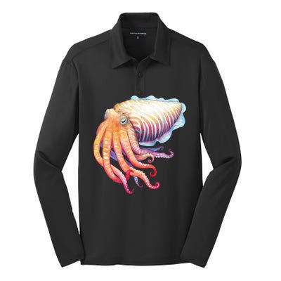 Cuttlefish Silk Touch Performance Long Sleeve Polo